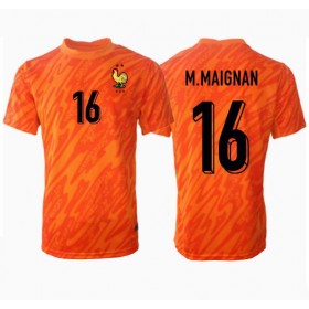 Frankreich Mike Maignan #16 Torwart Auswärtstrikot EM 2024 Kurzarm